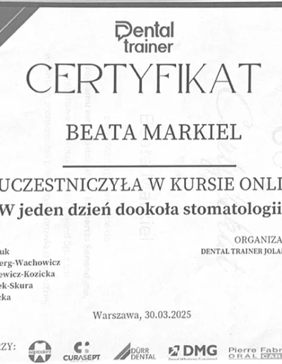 Certyfikat Beata Merkel6